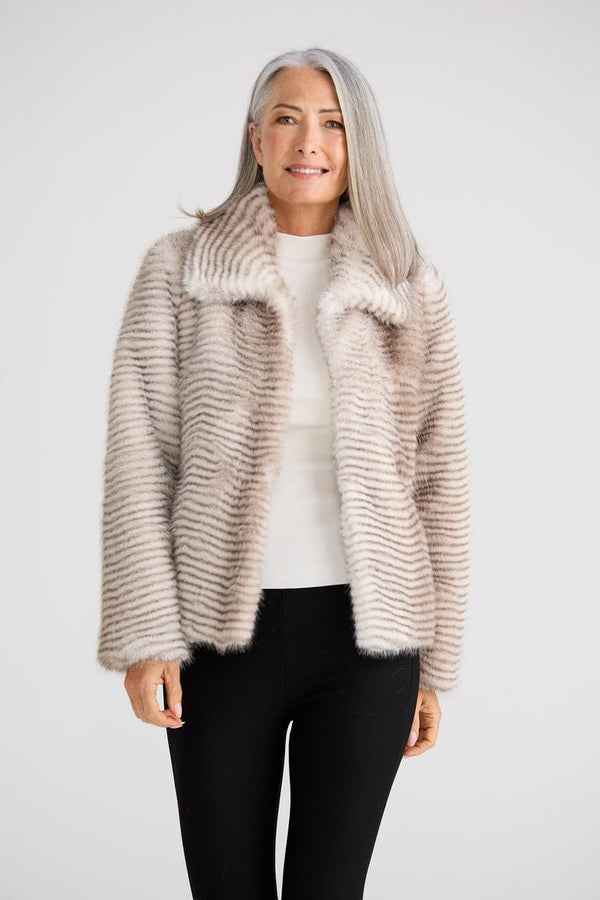 Brave and True Steinway Jacket - Grey Stripe