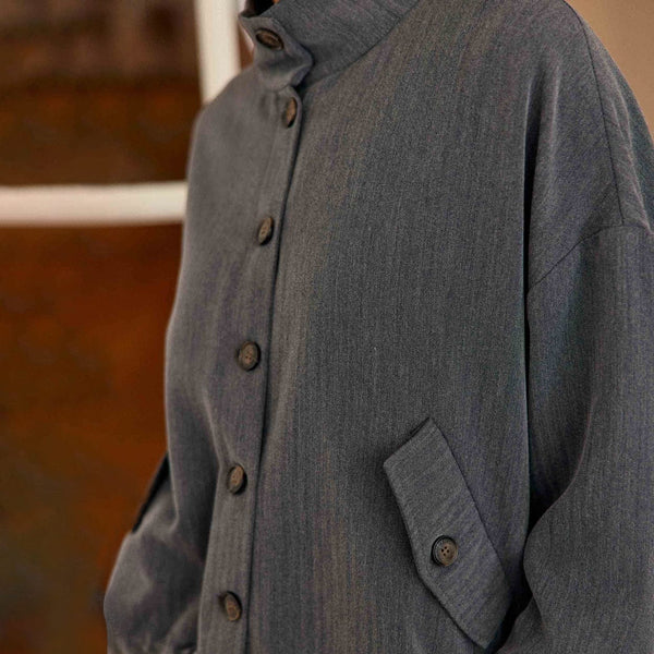 La Petite Etoile High-Neck Vely Jacket