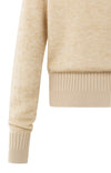YAYA Long Sleeve Double Rib Cardigan- YellowSand Beige