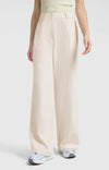 YAYA Wide Leg Trousers - Soft Grey