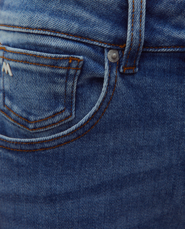 ANDAM High-Waist Wide-Leg Jeans - Blue