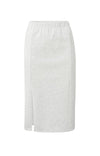 YAYA Midi skirt - Grey Melange