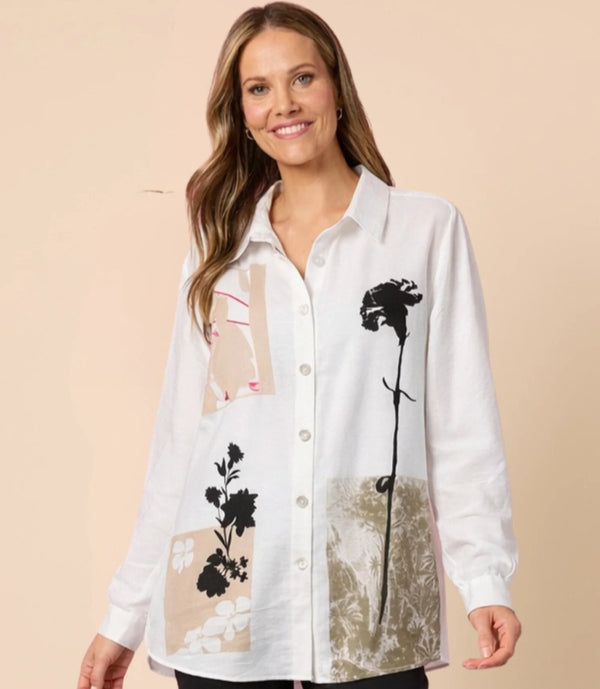 Threadz Celine Shirt - Ivory