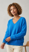 Made in Italy- Baby Alpaca V-neck Pati Knit