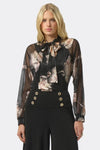 Joseph Ribkoff Top - Black/Multi