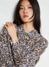 La Petite Etoile Printed Shirt - Brown