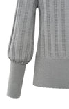 YAYA knitted sweater - light metal grey