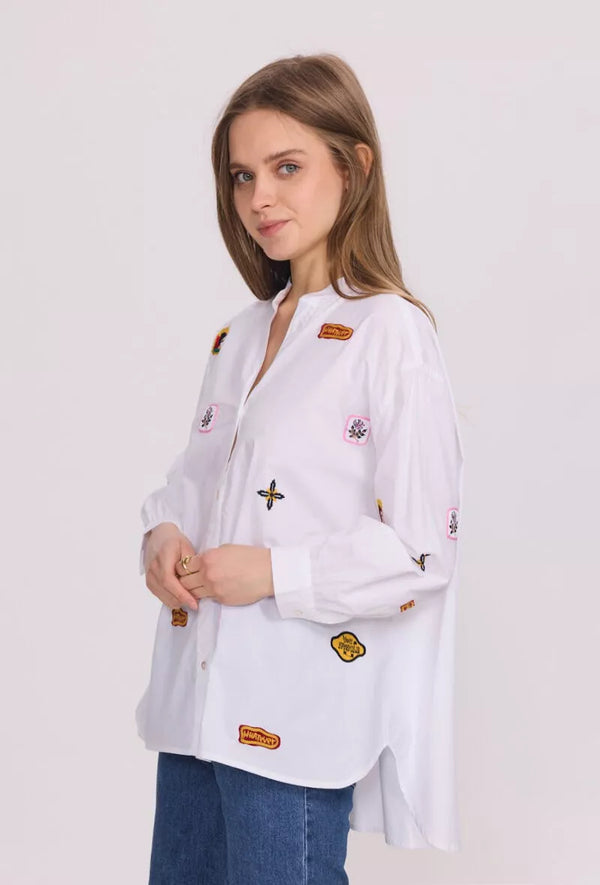 SUNNY STUDIO Embroidered blouse - ChemisePatch