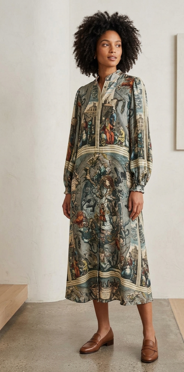 Girl Zone Dress- Unique Print