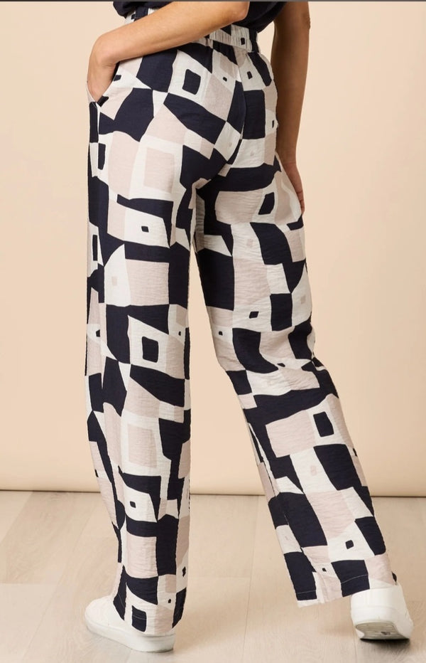 Threadz Rive Gauche Pant - Navy Multi