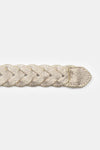 Le temps Braided Golden Kebir Belt-Gold